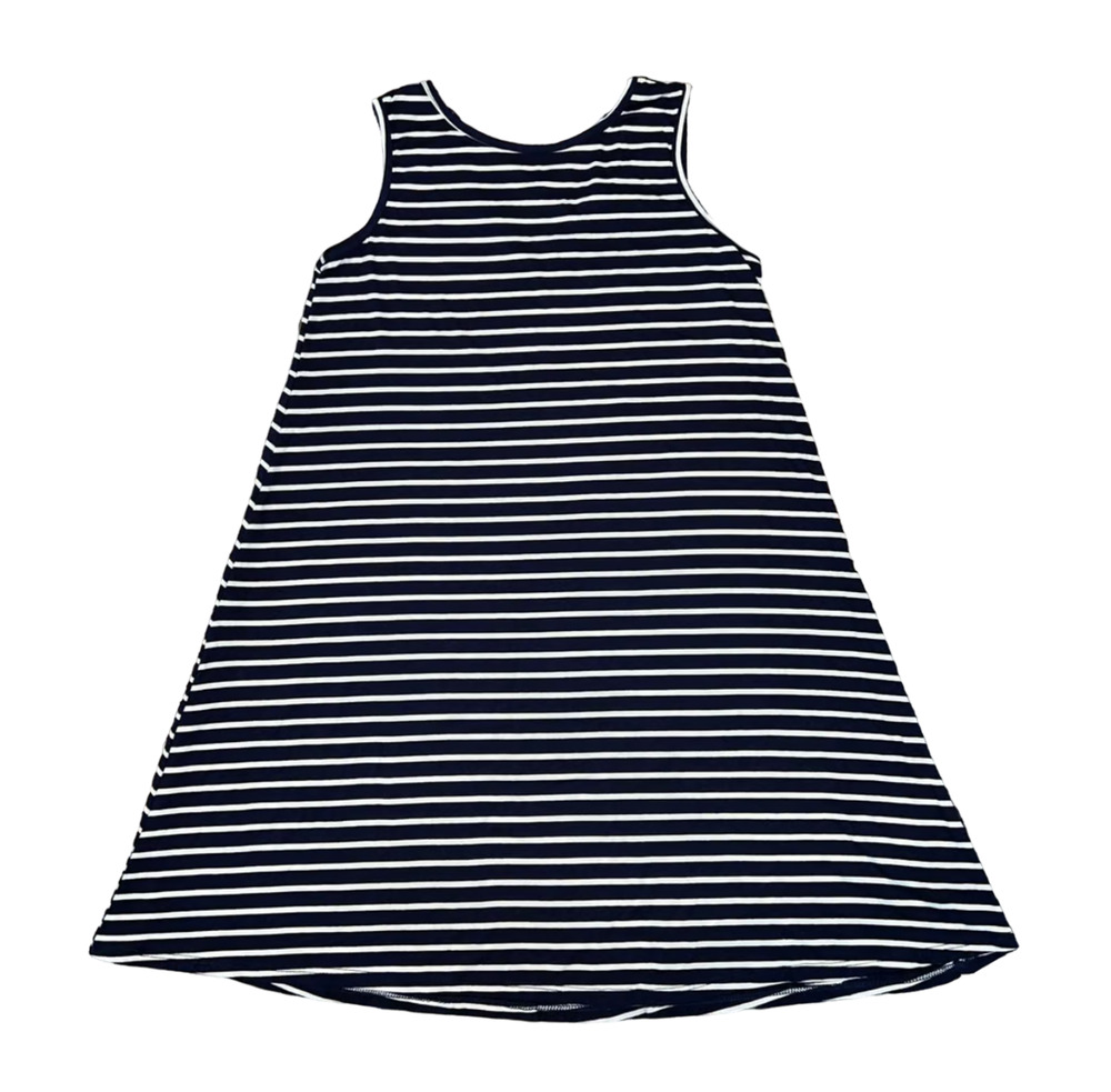 NWT Francesca's Blue Rain Navy & White Striped Shift Dress